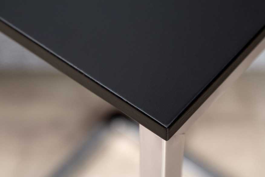 KOMPANI - 60CM SIDOBORD SVART/SILVER