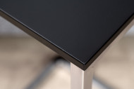 KOMPANI - 60CM SIDOBORD SVART/SILVER
