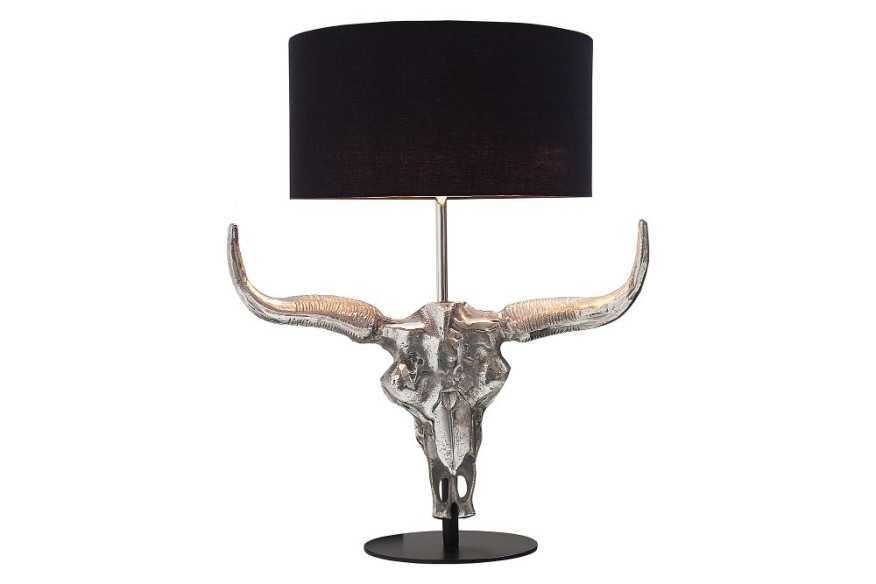 MATADOR - 68CM BORDSLAMPA SVART/SILVER