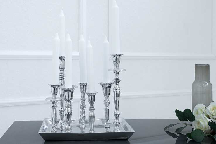 SIEBEN - SJUARMAD LJUSSTAKE SILVER