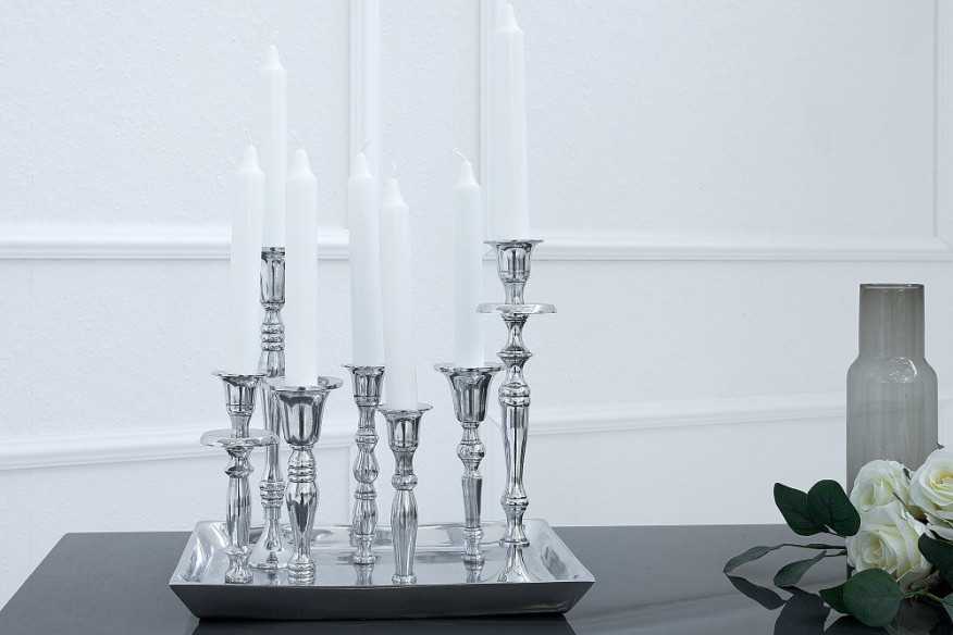 SIEBEN - SJUARMAD LJUSSTAKE SILVER