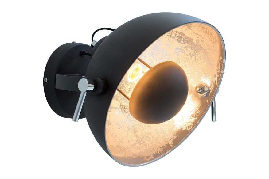 Wall light Studio black silver