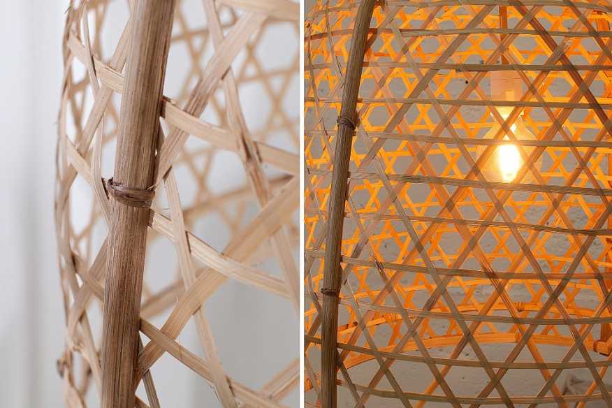 MING - 60CM TAKLAMPA I BAMBU