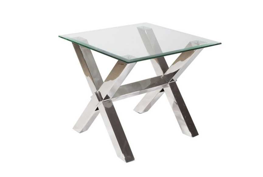 MAINE - 63x63x56CM BORD I GLAS