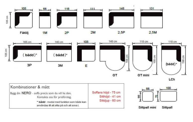 NERO skinnsoffa i futuristisk stil
