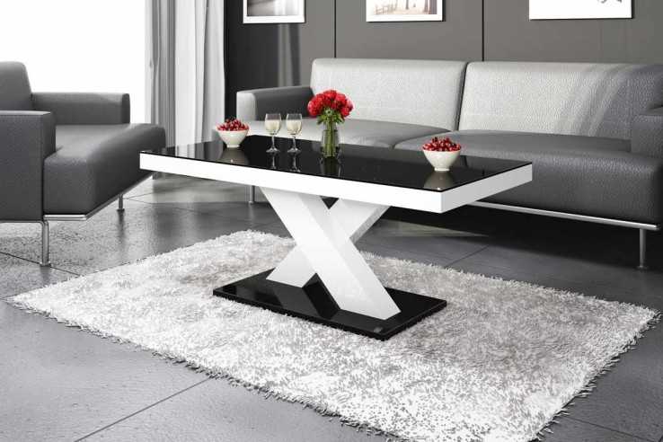 VICCO X - 120CM SOFFBORD SVART/VIT/GRÅ/BRUN