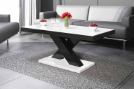 VICCO X - 120CM SOFFBORD SVART/VIT/GRÅ/BRUN