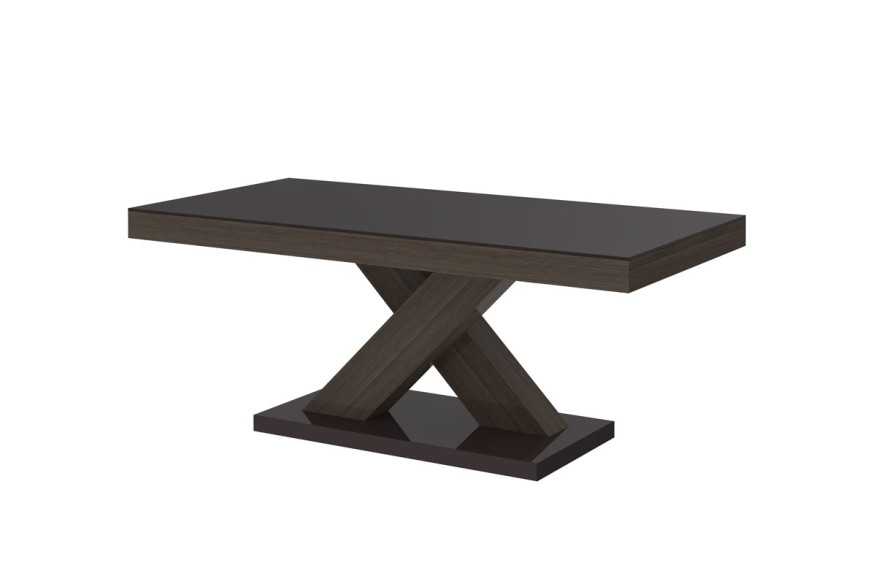 VICCO X - 120CM SOFFBORD SVART/VIT/GRÅ/BRUN