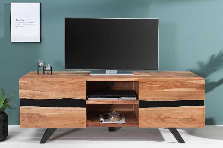 FINDY - 160CM TV-BÄNK I AKACIATRÄ