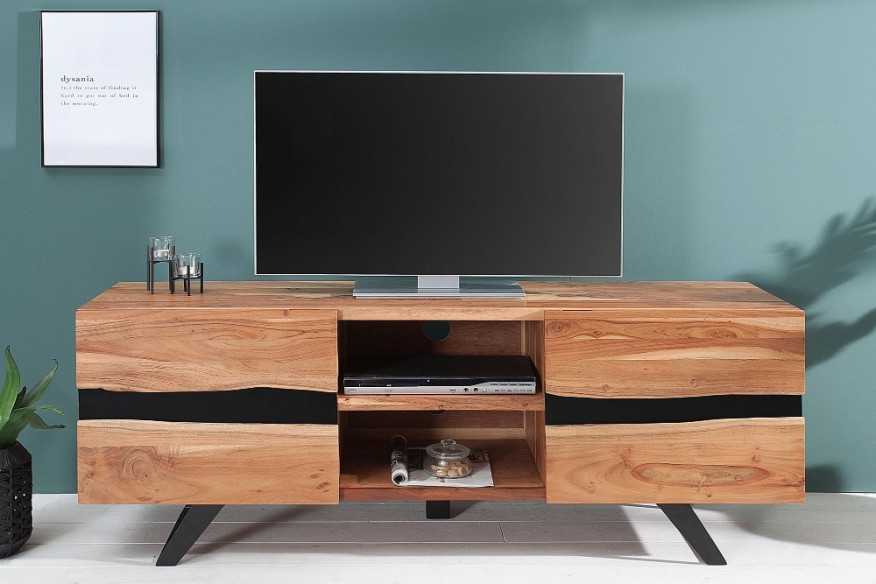 FINDY - 160CM TV-BÄNK I AKACIATRÄ