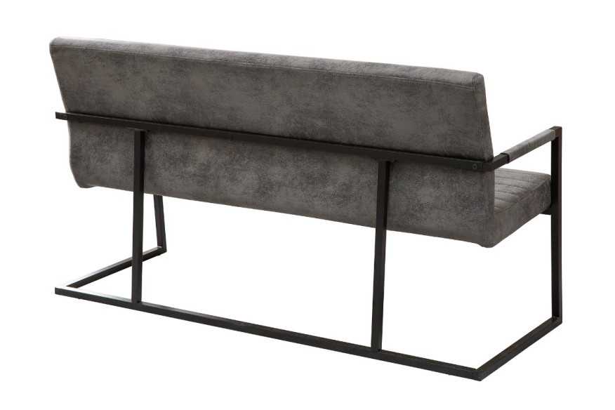 BRICK LANE - 160CM VINTAGEGRÅ SITTBÄNK