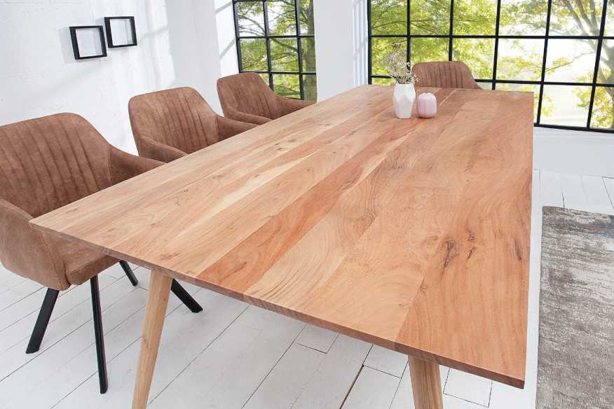 OMLOTT - 200CM MATBORD I AKACIATRÄ