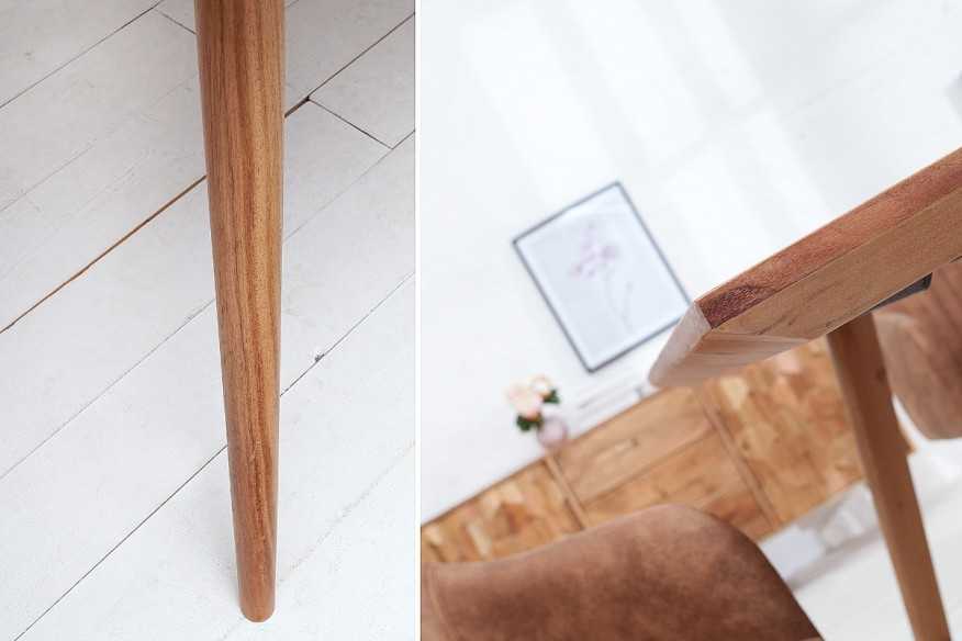 OMLOTT - 200CM MATBORD I AKACIATRÄ