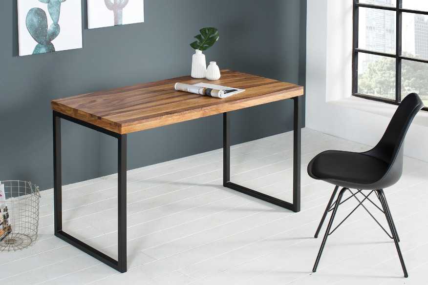 TRIODOS - 118CM SKRIVBORD I SHESHAMTRÄ
