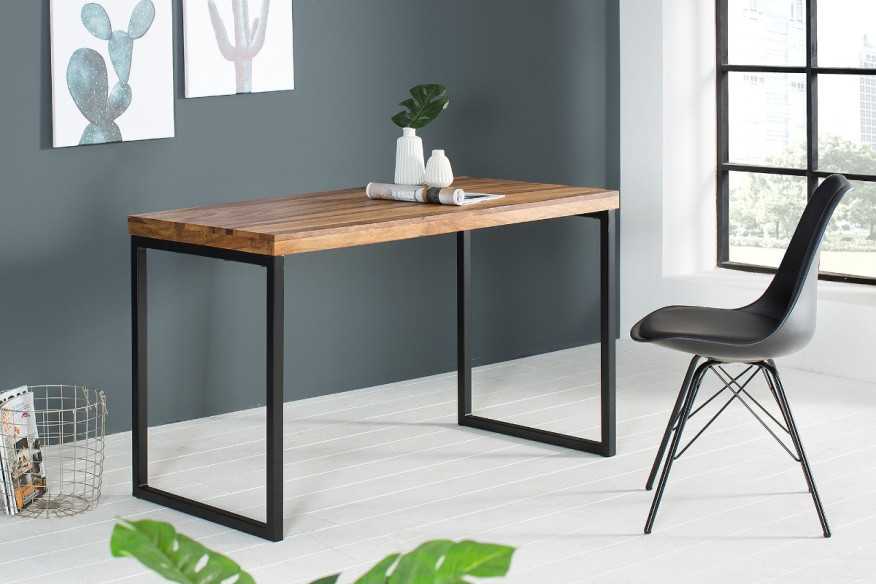 TRIODOS - 118CM SKRIVBORD I SHESHAMTRÄ