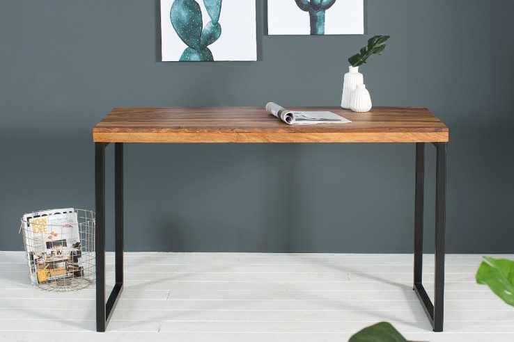 TRIODOS - 118CM SKRIVBORD I SHESHAMTRÄ