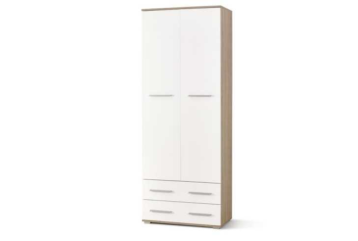 LIMA REG2 bookcase oak sonoma / white