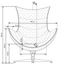 LUXOR lounge chair white