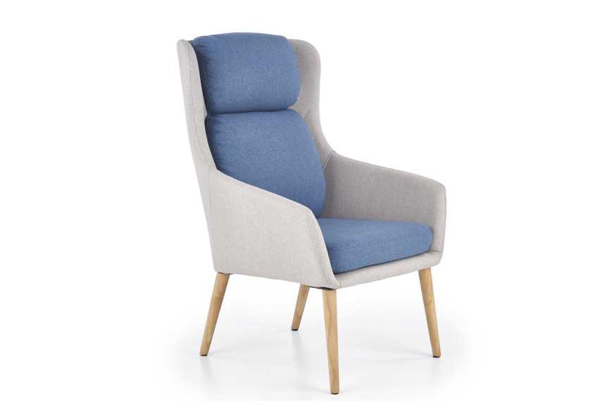 CHRIS - KLASSISK FÅTÖLJ MED HÖG RYGG