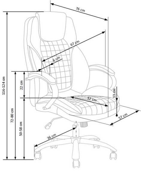 VERON - ERGONOMISK KONTORSSTOL