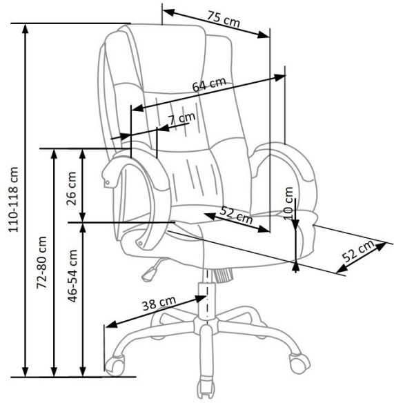 RELAX gray office chair