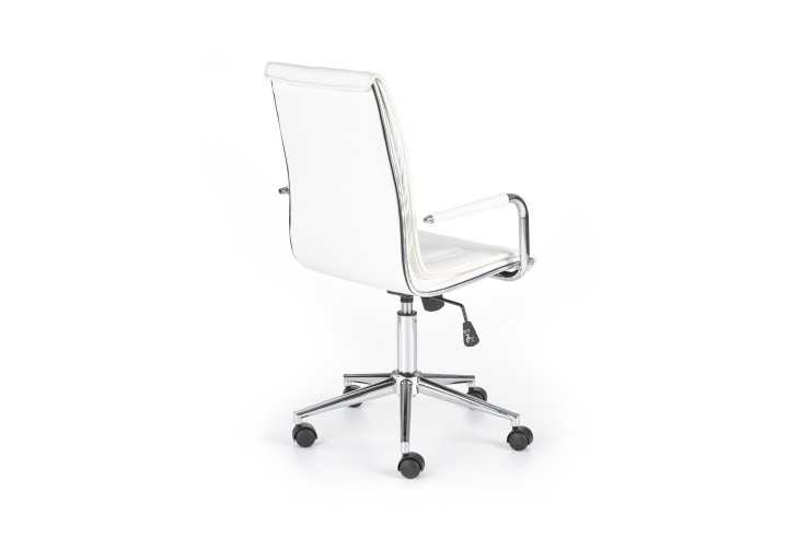 FIMLA - ERGONOMISK STOL VIT ECO-LÄDER