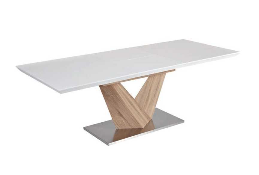 VIT MATBORD HÖGBLANK EK 140 cm