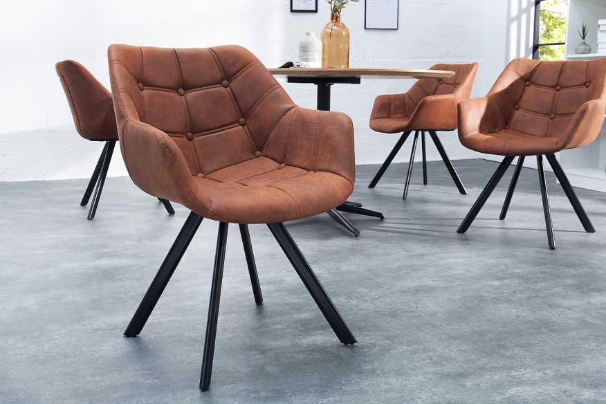 AMIKA - ANTIKBRUN MODERN STOL M. KNAPPAR