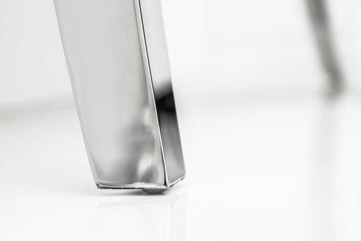 LUIS - 140CM SMINK/KONSOLBORD I SILVER/MARMOR GLAS