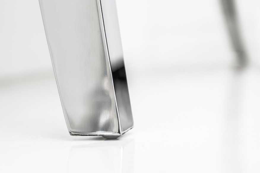 LUIS - 140CM SMINK/KONSOLBORD I SILVER/MARMOR GLAS