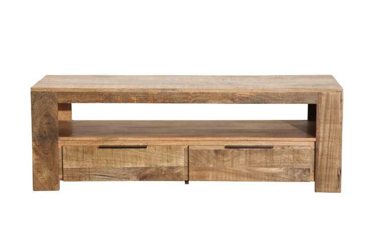 KUNGE - 130CM  TV-BÄNK MANGOTRÄ