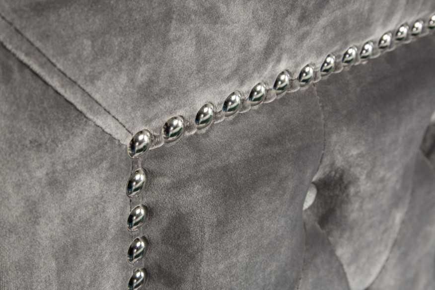 NANNA - 180x200CM SILVERGRÅ SÄNGGAVEL