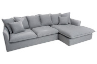 BREDE - 255CM GRÅ HÖRNSOFFA