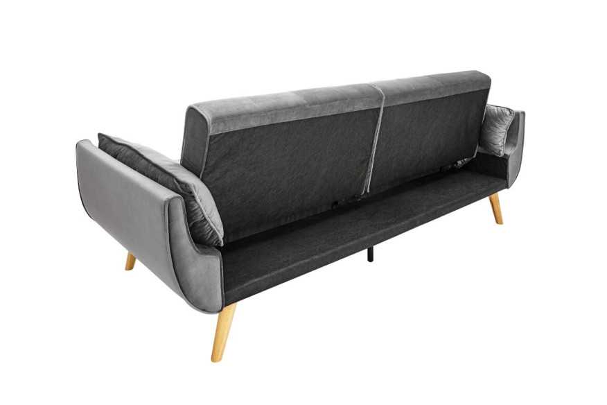 MIRAMISS - 215CM SILVERGRÅ BÄDDSOFFA