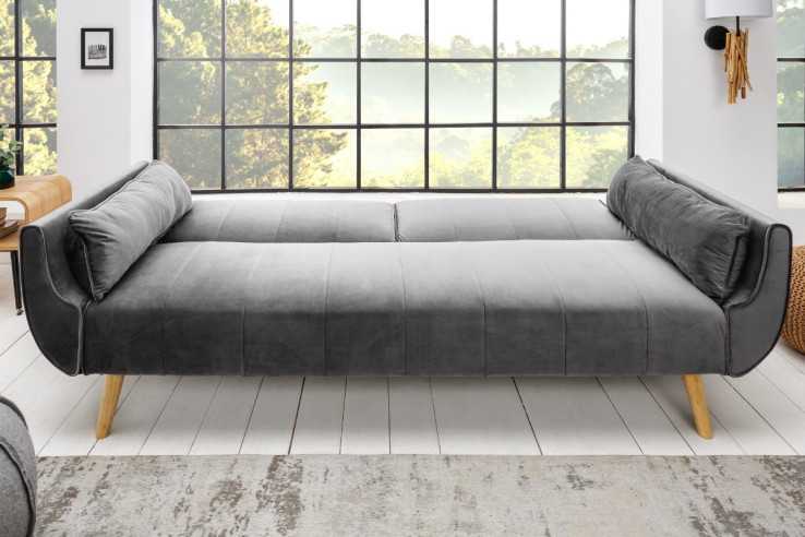 MIRAMISS - 215CM SILVERGRÅ BÄDDSOFFA
