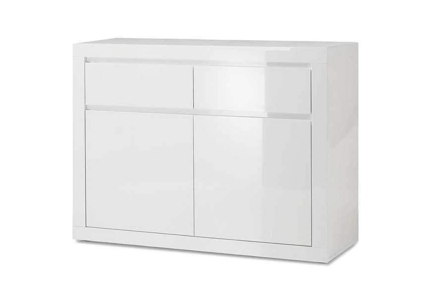 SALLY - 107CM SIDOBORD/SKÄNK VIT HÖGGLANS