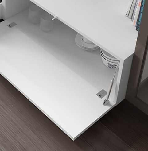 SLIDE 200 - TV-bänk, högblank