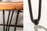OLGAN - 100CM HANDGJORT SOFFBORD I ACACIA-TRÄ