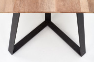 VIDAR - 180CM VALNÖTSFÄRGAT MATBORD