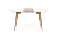 ANGELO - 120-200CM MATBORD I VIT/SAN REMO-EK
