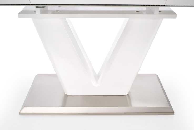 NATAL - 160-220CM VITLACKERAT MATBORD