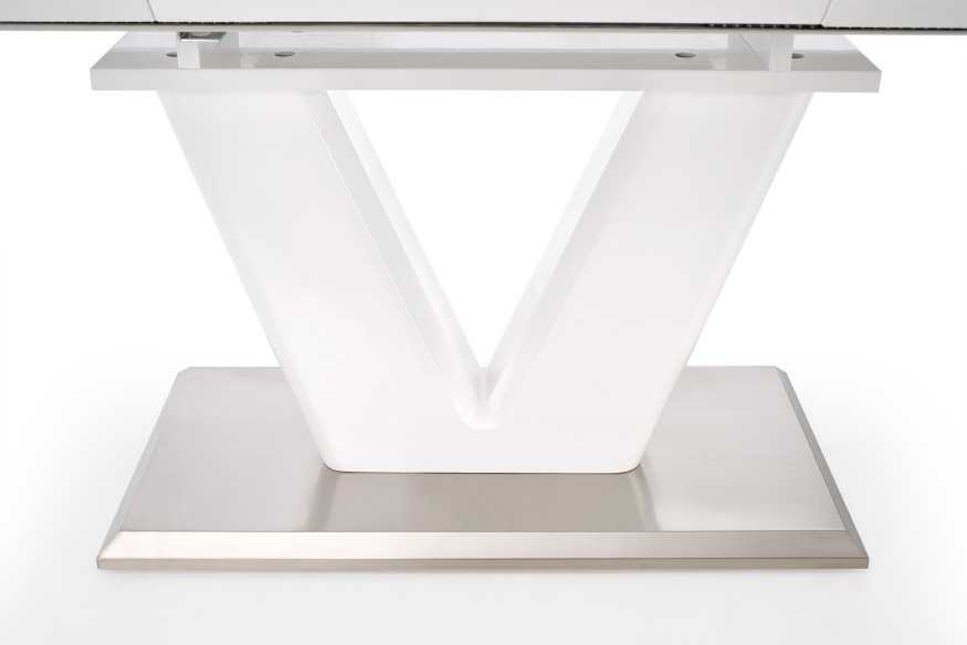 NATAL - 160-220CM VITLACKERAT MATBORD