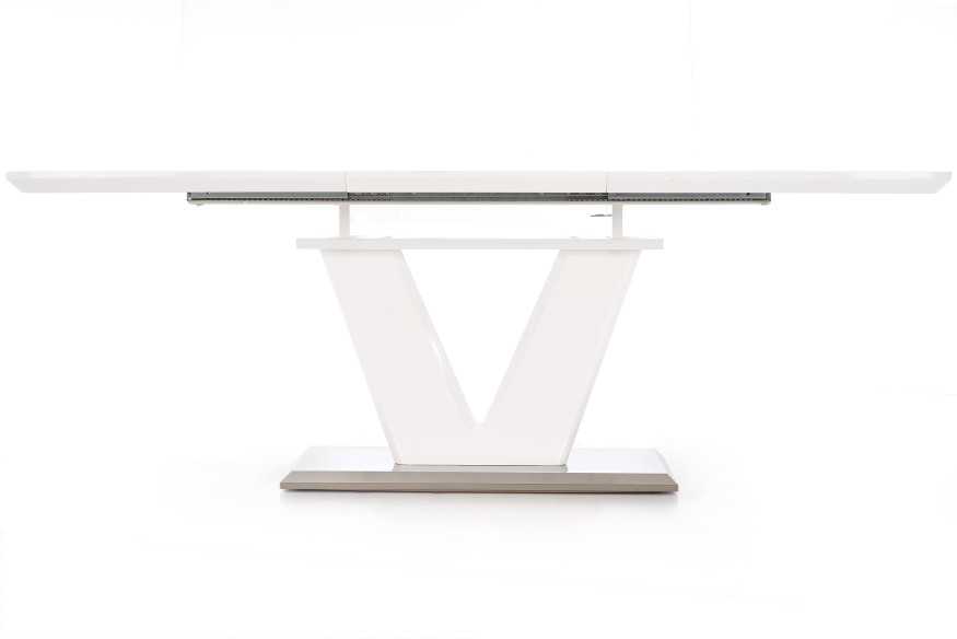 NATAL - 160-220CM VITLACKERAT MATBORD