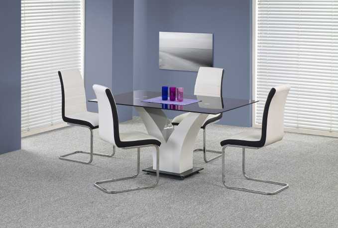 AVILDE - 160CM MATBORD I SVART GLAS