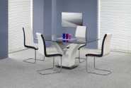 AVILDE - 160CM MATBORD I SVART GLAS