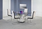 AVILDE - 160CM MATBORD I SVART GLAS