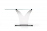 AVILDE - 160CM MATBORD I SVART GLAS
