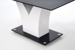 AVILDE - 160CM MATBORD I SVART GLAS