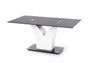 AVILDE - 160CM MATBORD I SVART GLAS