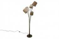 NIVÅ -  BRUN/BEIGE/VIT GOLVLAMPA 